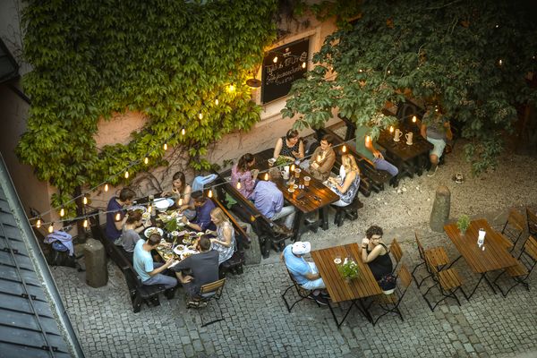Wirtsgarten Ayinger in der Au