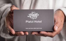 Platzl Bierkosmetik Körperpflegeprodukt auf Bierbasis von LaBottega im Platzl Hotel.