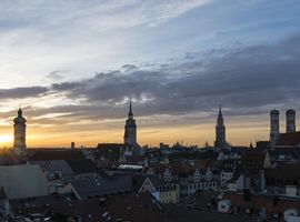 The rooftops of the district of Haidhausen 